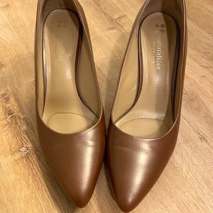 Naturalizer Bronze Heels
